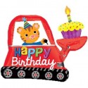 Globo Excavadora Happy Bday