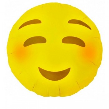 Globo 18"Emoticono Ruborizado