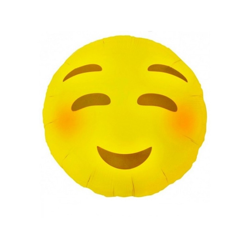 Globo 18"Emoticono Ruborizado Globo 18"Emoticono Ruborizado
