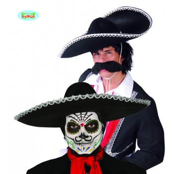 SOMBRERO MEJICANO FIELTRO 55CM