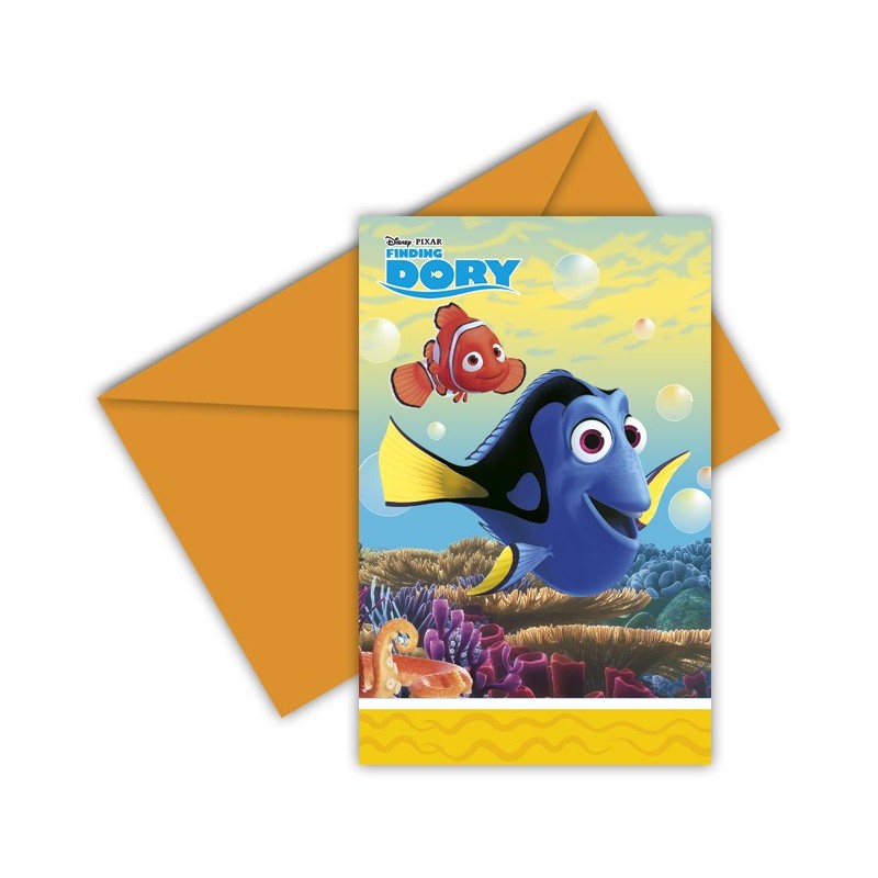 P/6 Invitaciones Dory P/6 Invitaciones Dory