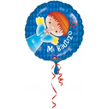 Globo 18" Mi Bautizo Azul