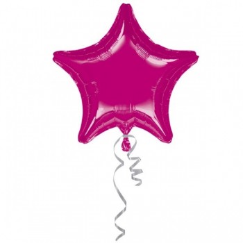 Globo Estrella 32 Fucsia Jumbo