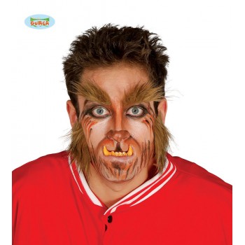 Patillas Y Cejas Hombre Lobo