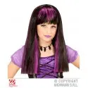 Peluca Inf.Bruja Mechas Violet