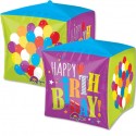 Globo Cubo Happy Bday Ballons Globo Cubo Happy Bday Ballons