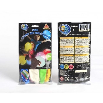 B/5 Globos C/Luz Led Multicolo
