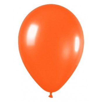 B/50 Globos R12 Metal Naranja
