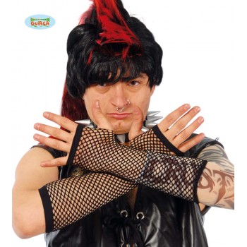 GUANTES MALLA NEGRO