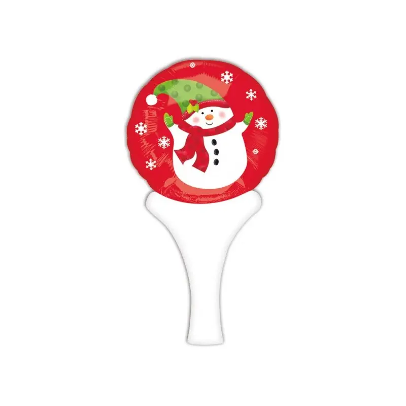 Globo Varita Muñeco Nieve