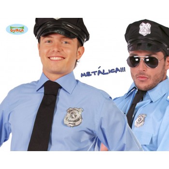 PLACA POLICIA METALICA