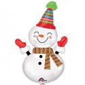 Globo Muñeco De Nieve Feliz Globo Muñeco De Nieve Feliz