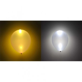 B/5 Globo C/Luz Led Oro/Plata