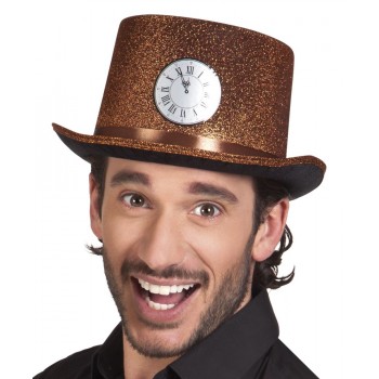 Somb.Copa Marron C/Reloj