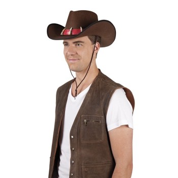 Somb.Vaquero C/Cinta Roja