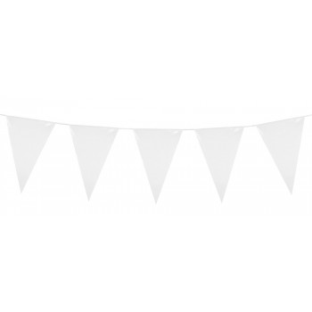 Banderin Triang.Blanco 10M