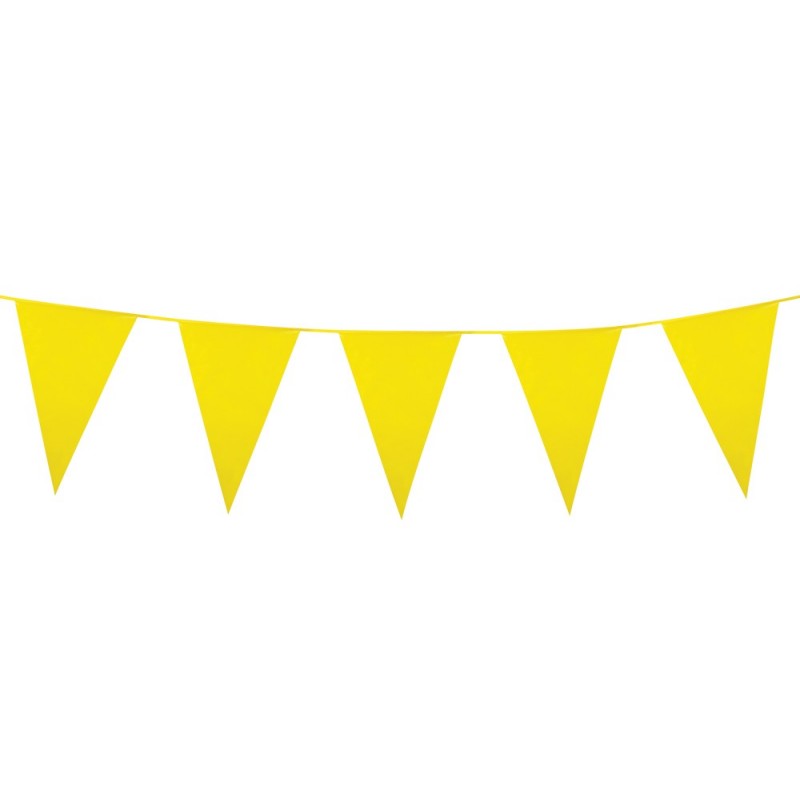 Banderin Triang.Amarillo 10M