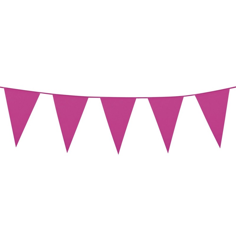 Banderin Triang.Fucsia 10M
