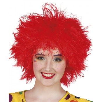 Peluca Corta Roja Frizzy