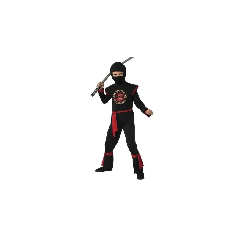 Disf.Inf.Dragon Ninja Negro Tm