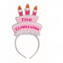 Diadema Tarta Feliz Cumpleaños