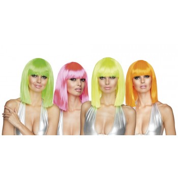 Peluca Dance Neon Surt.C/Fleco