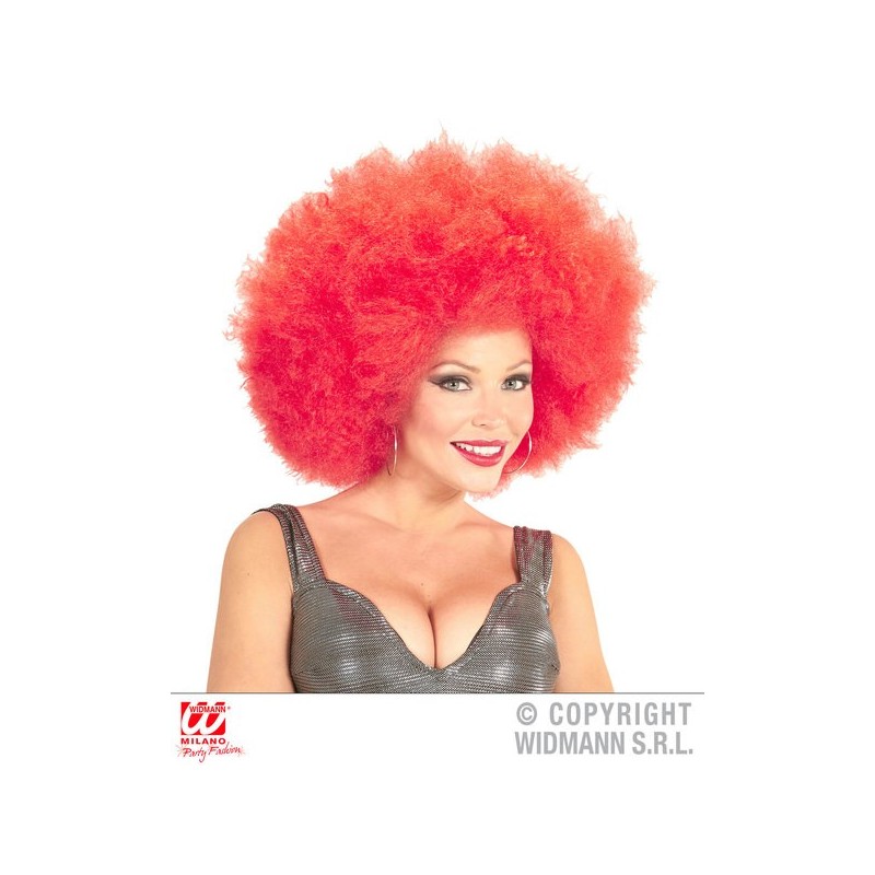 Peluca Afro Roja Peluca Afro Roja