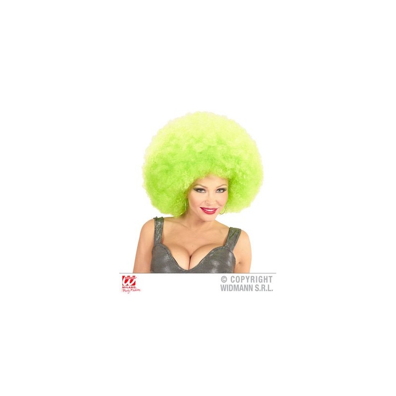 Peluca Afro Verde Peluca Afro Verde