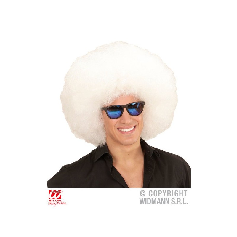 Peluca Afro Blanca Peluca Afro Blanca