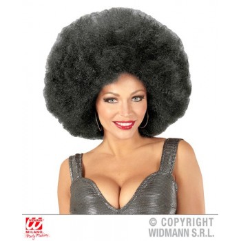 Peluca Afro Negra
