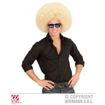 Peluca Afro Rubia
