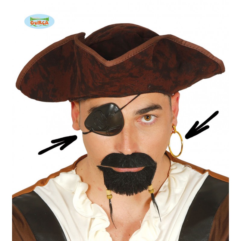 SET PARCHE+PENDIENTE PIRATA SET PARCHE+PENDIENTE PIRATA