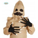 GUANTES NEGROS C/DEDOS LARGOS
