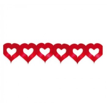 Guirn.Corazones Rojo 3Mts