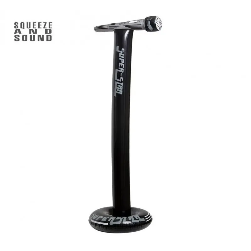 Microfono Con Pie Hinchable Microfono Con Pie Hinchable