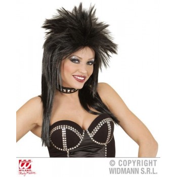 Peluca Rockstar Negra