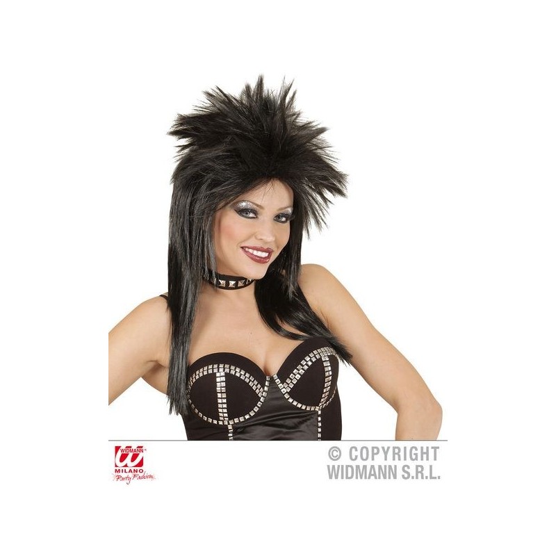 Peluca Rockstar Negra Peluca Rockstar Negra