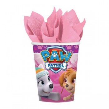 P/8 Vaso Patrulla Canina Rosa