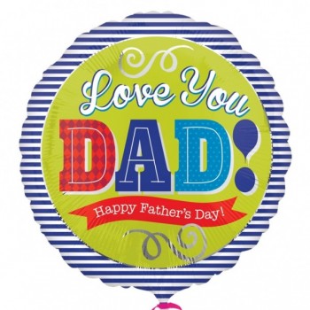 Globo 18" Father's Day Blue