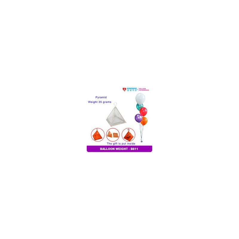 Peso Globo Piramide Huec.Trans