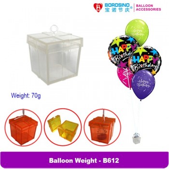 Peso Globo Caja Huec.Transp.
