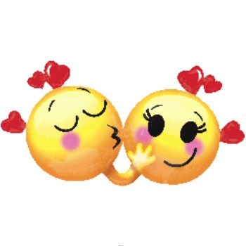 Globo Emoticonos Abrazados