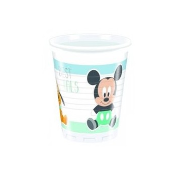 P/8 Vasos Mickey Baby