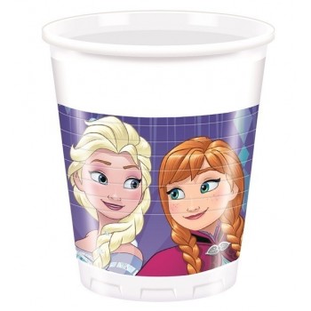 P/8 Vasos Frozen Copo Nieve