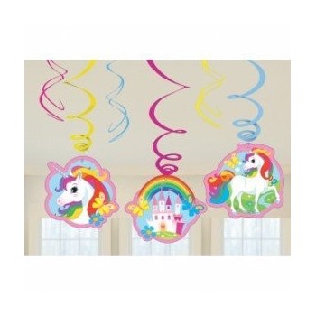 P/6 Colg.Espiral Unicornio