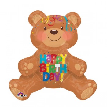 Globo Oso Happy Bday