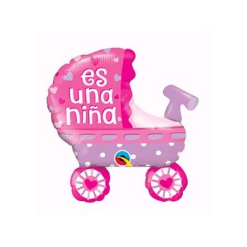 Globo Palo Carrito Es Una Niña