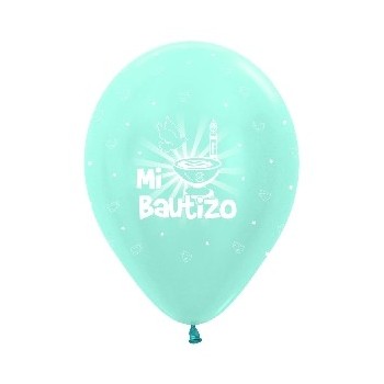 P/10 Globo R12 Azul Sat.Bautiz