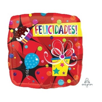 Globo 18"Felicidades Sorpresa