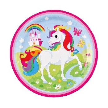 P/8 Plato 23Cm Unicornio